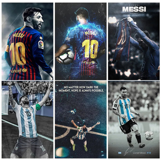 Fussball Poster Messi
